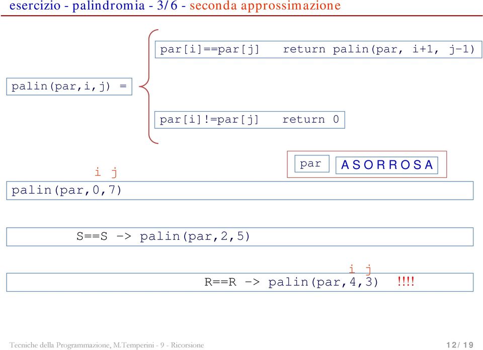 =par[j] return 0 i j palin(par,0,7) par A S O R R O S A S==S ->