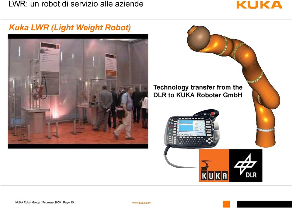 transfer from the DLR to KUKA Roboter