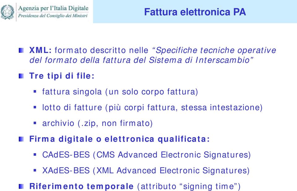 fattura, stessa intestazione) archivio (.