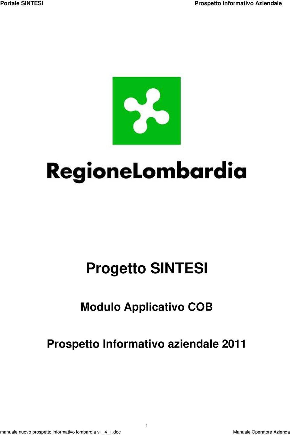 COB Prospetto