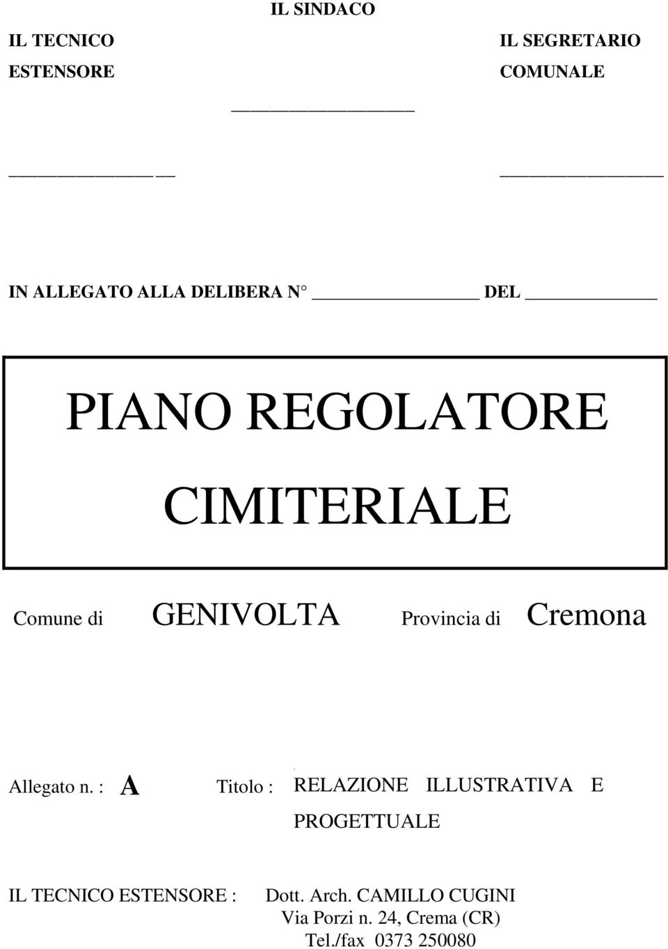 Cremona Allegato n.