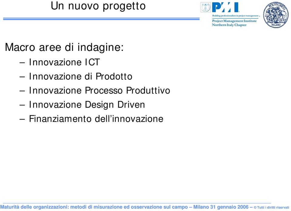 Innovazione Processo Produttivo