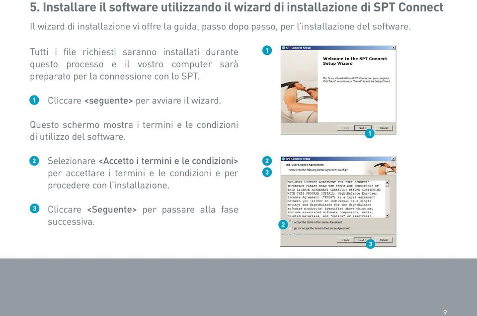 Tutti i file richiesti saranno installati durante questo processo e il vostro computer sarà preparato per la connessione con lo SPT.