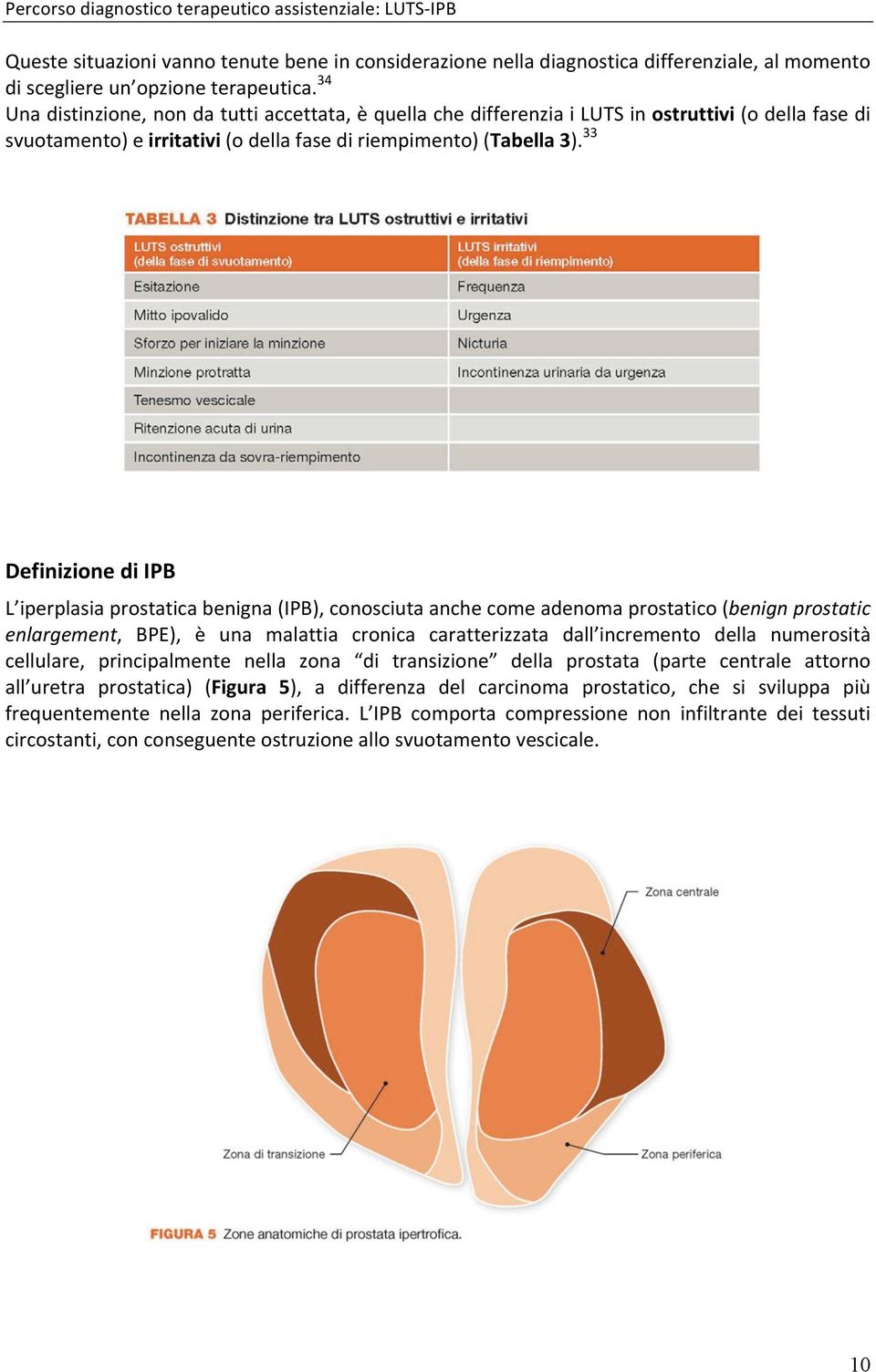 33 Definizione di IPB L iperplasia prostatica benigna (IPB), conosciuta anche come adenoma prostatico (benign prostatic enlargement, BPE), è una malattia cronica caratterizzata dall incremento della