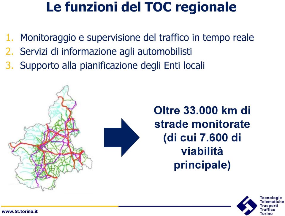 Servizi di informazione agli automobilisti 3.