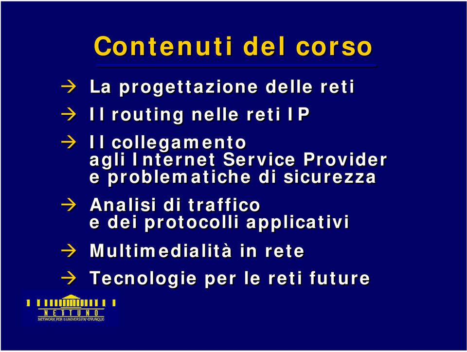 problematiche di sicurezza Analisi di traffico e dei