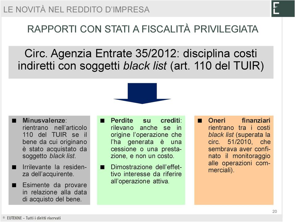 Esimente da provare in relazione alla data di acquisto del bene.