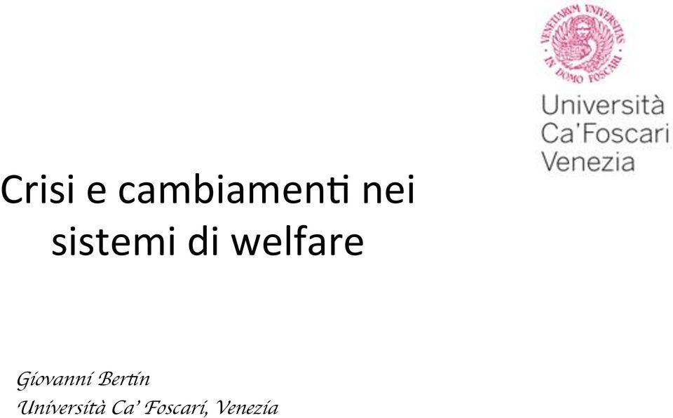 welfare Giovanni
