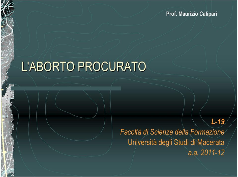 Scienze della Formazione