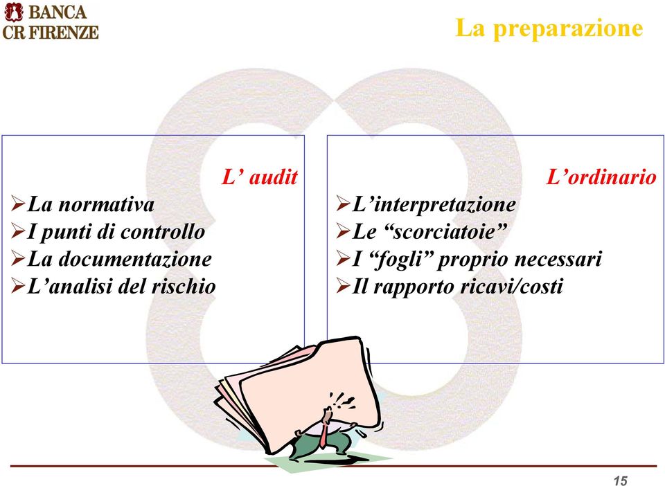 rischio L audit L ordinario L interpretazione Le