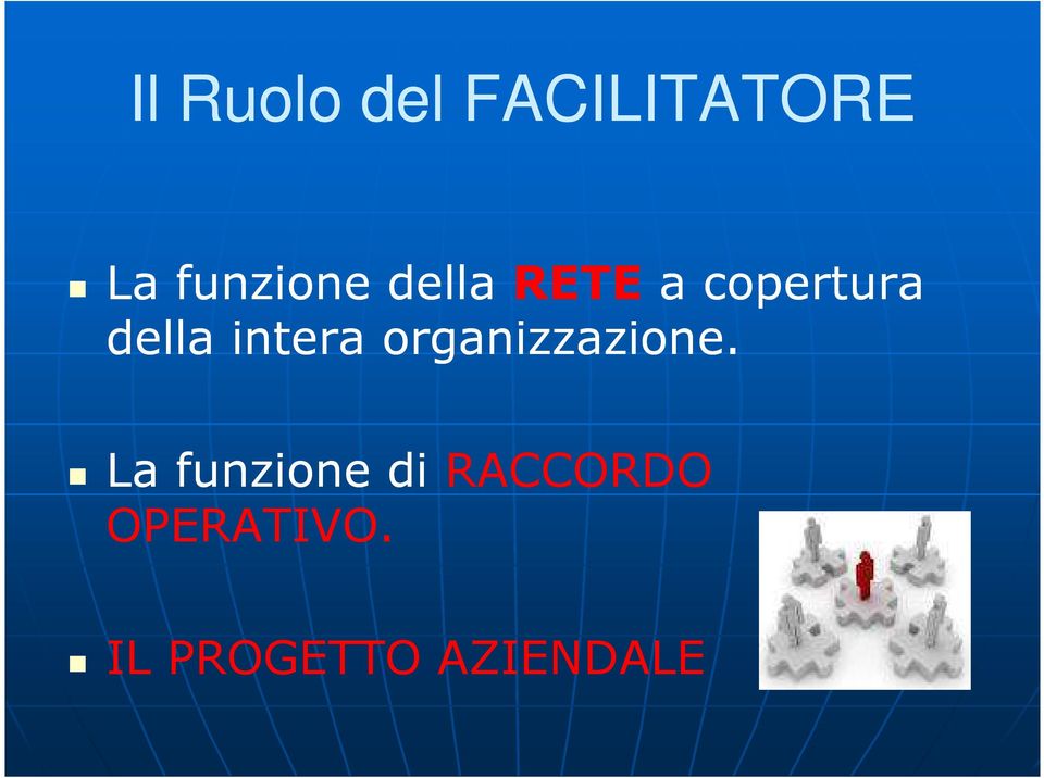 della intera organizzazione.