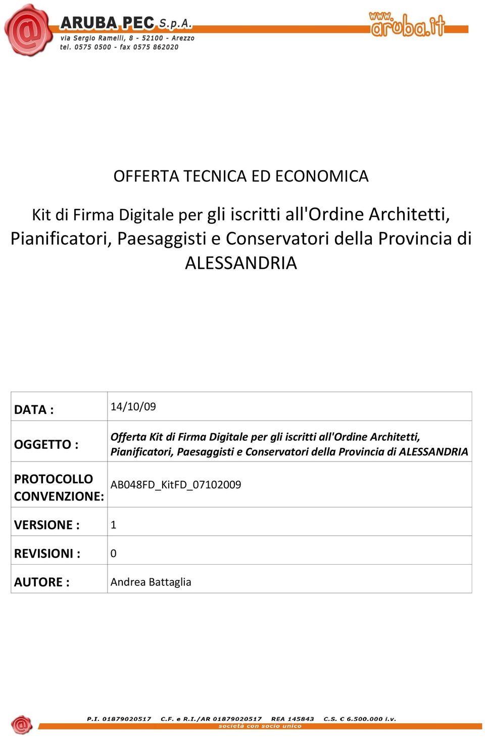 Digitale per gli iscritti all'ordine Architetti, Pianificatori, Paesaggisti e Conservatori della Provincia