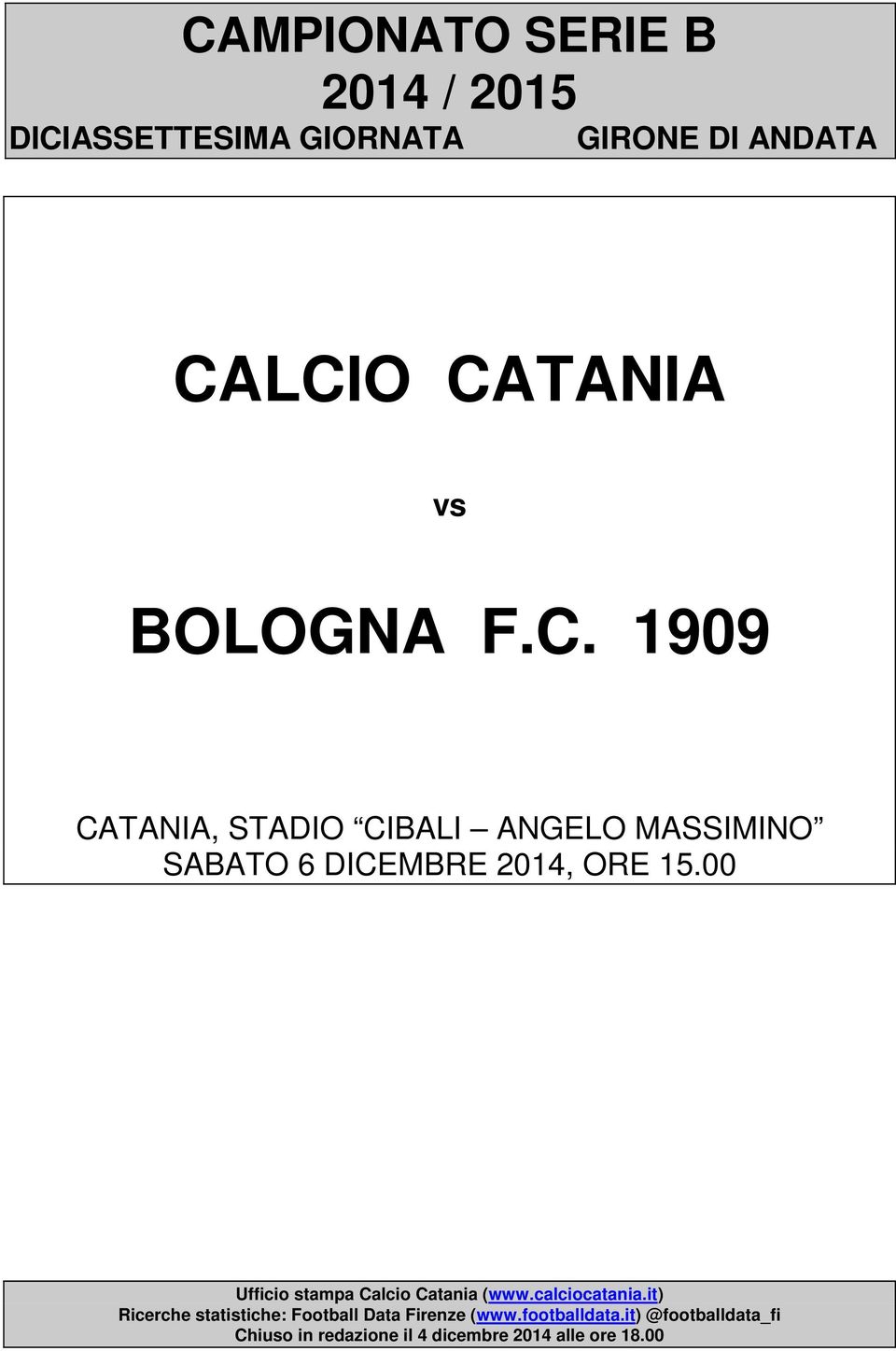 00 Ufficio stampa Calcio Catania (www.calciocatania.