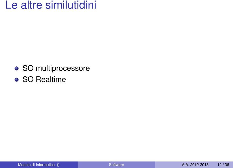 Modulo di Informatica ()