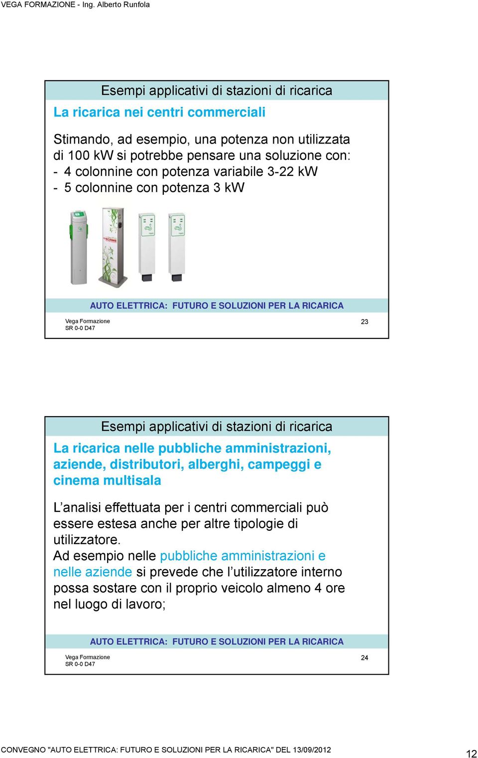 multisala L analisi i effettuata per i centri commerciali può essere estesa anche per altre tipologie di utilizzatore.