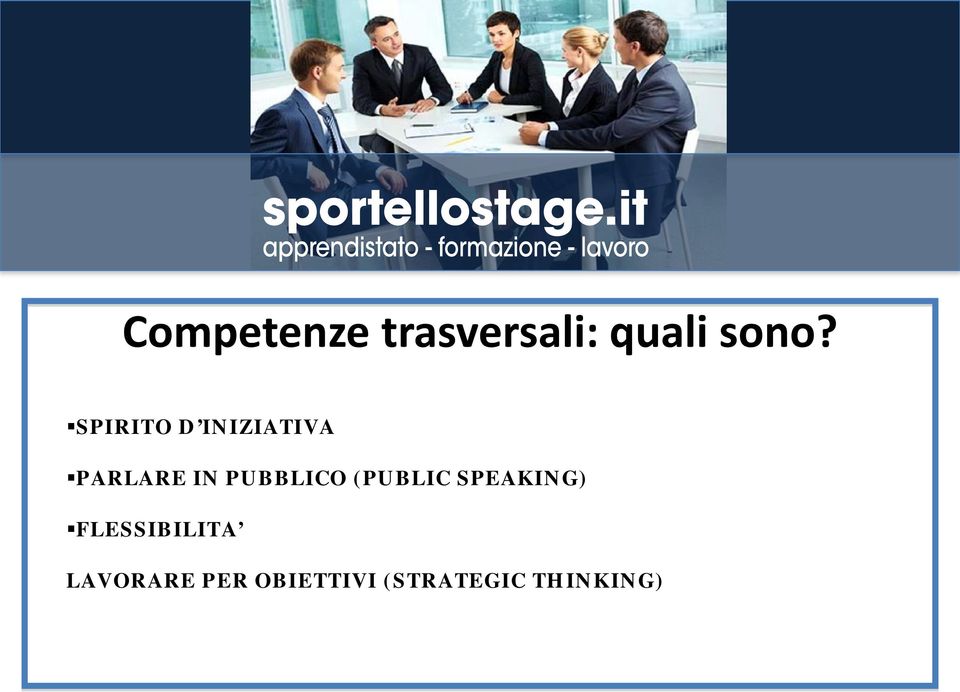 PUBBLICO (PUBLIC SPEAKING)