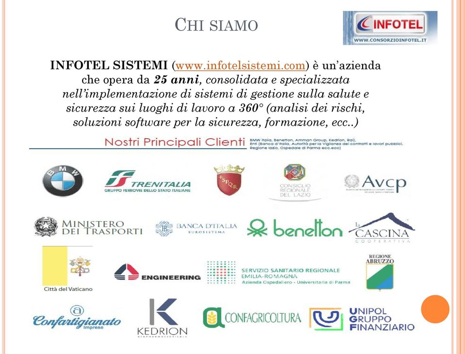 nell implementazione di sistemi di gestione sulla salute e sicurezza