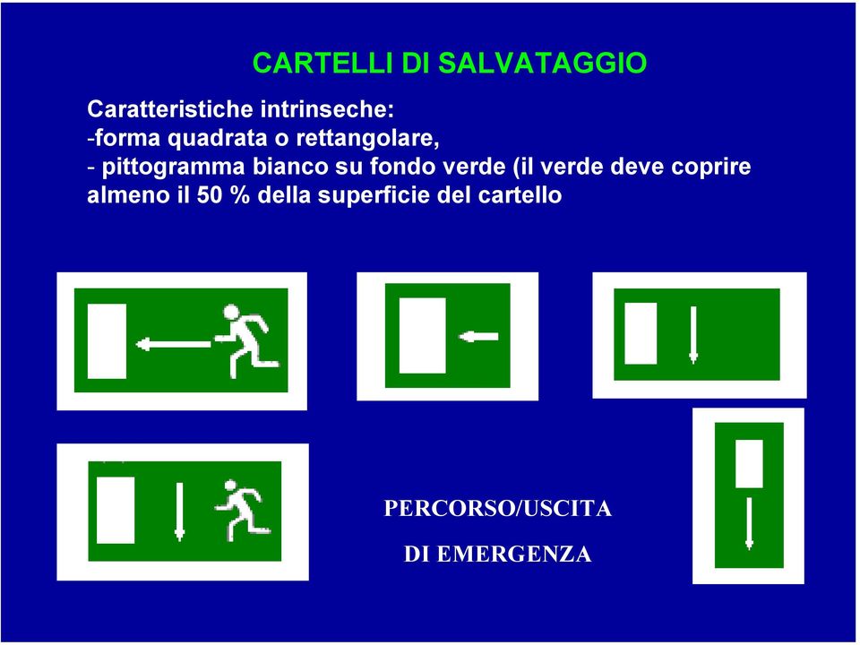 su fondo verde (il verde deve coprire almeno il 50 %