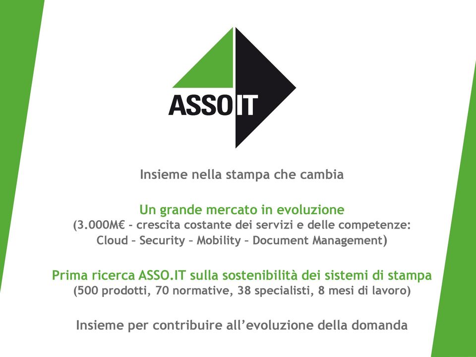 Document Management) Prima ricerca ASSO.