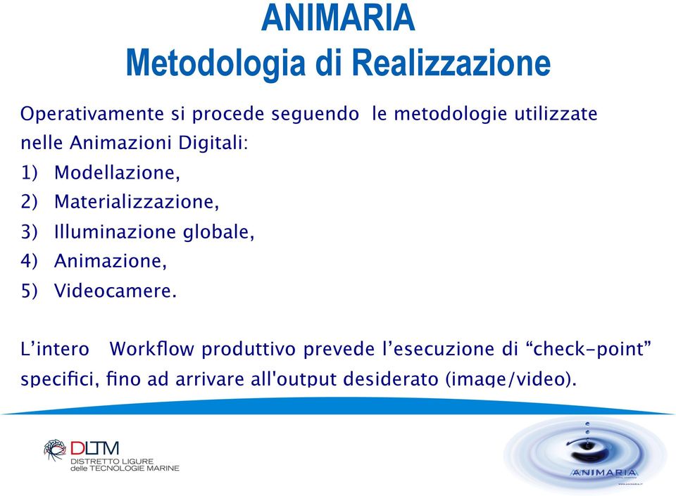 Illuminazione globale, 4) Animazione, 5) Videocamere.