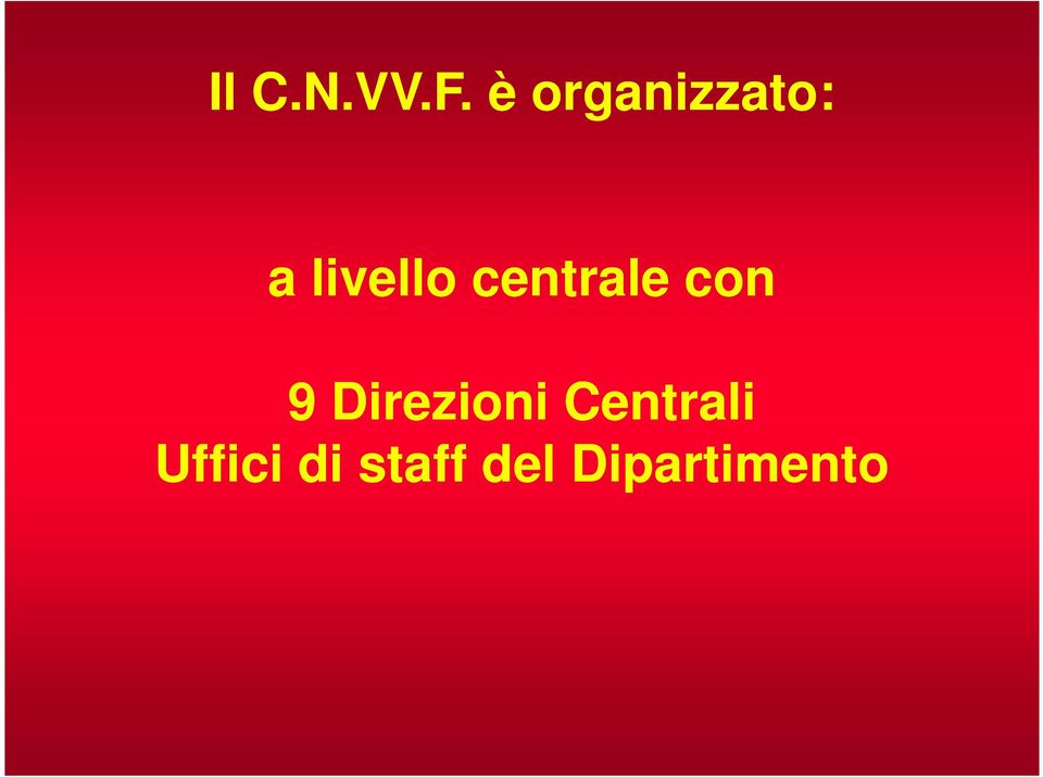 centrale con 9 Direzioni