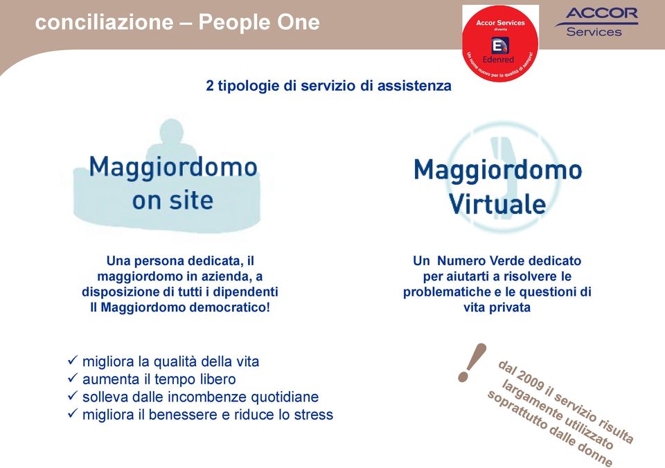 Un Numero Verde dedicato per aiutarti a risolvere le problematiche e le questioni di vita privata