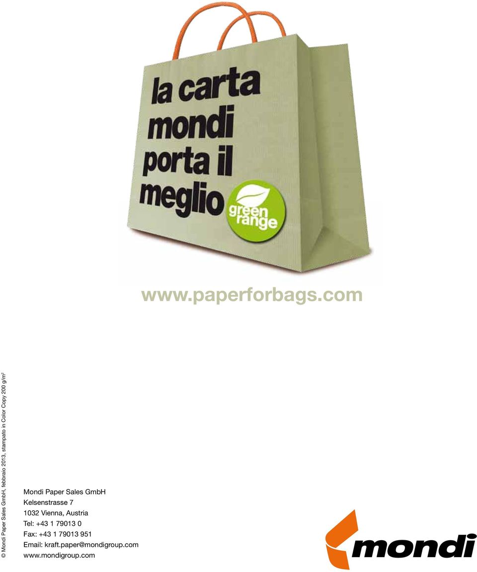 Color Copy 200 g/m 2 Mondi Paper Sales GmbH