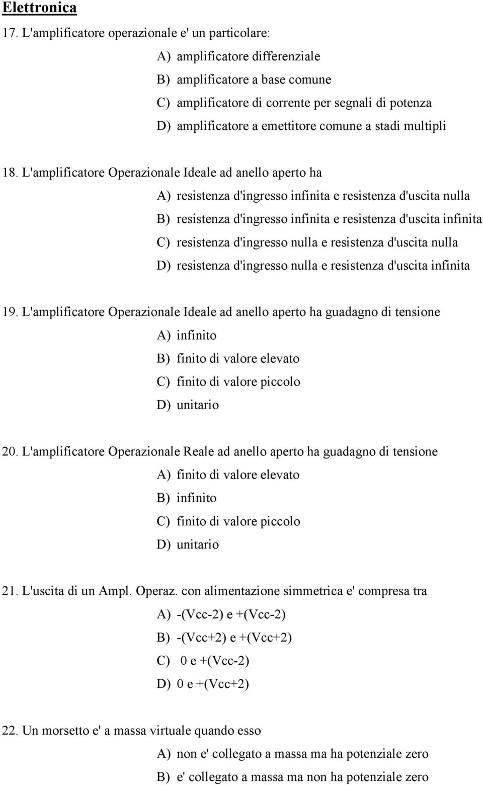 a stadi multipli 18.