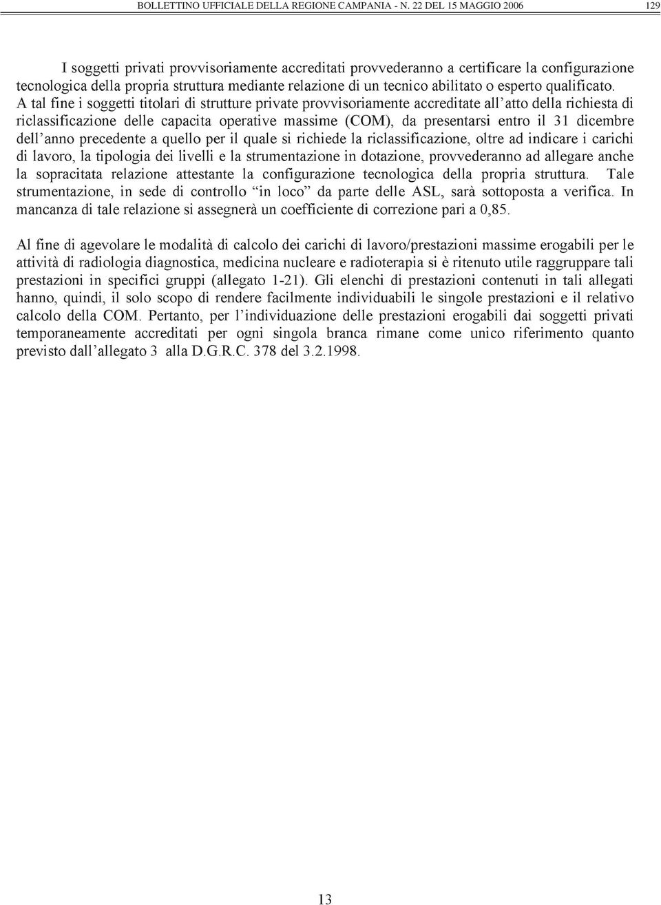 REGIONE CAMPANIA -