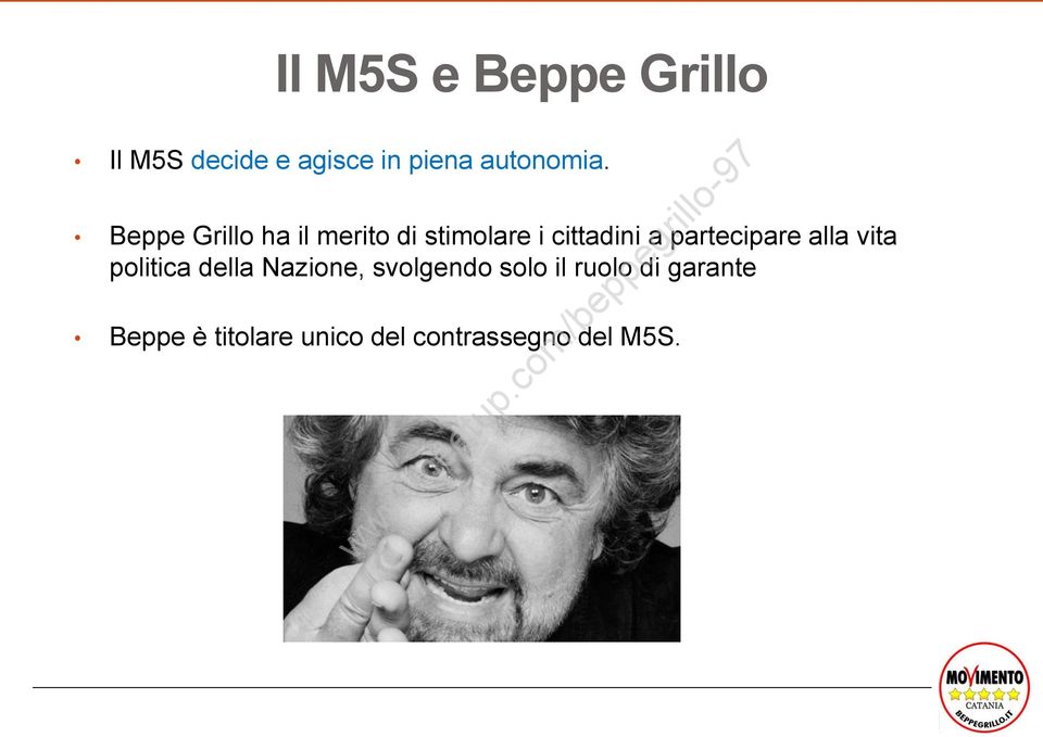 Beppe Grillo ha il merito di stimolare i cittadini a