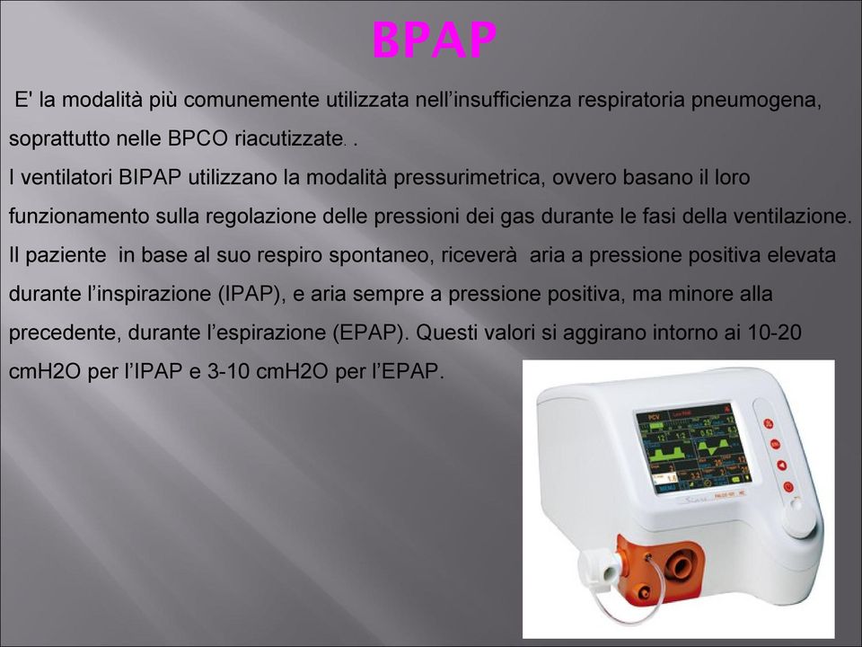 le fasi della ventilazione.