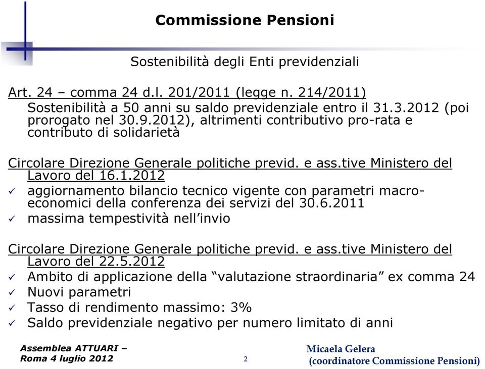 6.2011 massima tempestività nell invio Circolare Direzione Generale politiche previd. e ass.tive Ministero del Lavoro del 22.5.