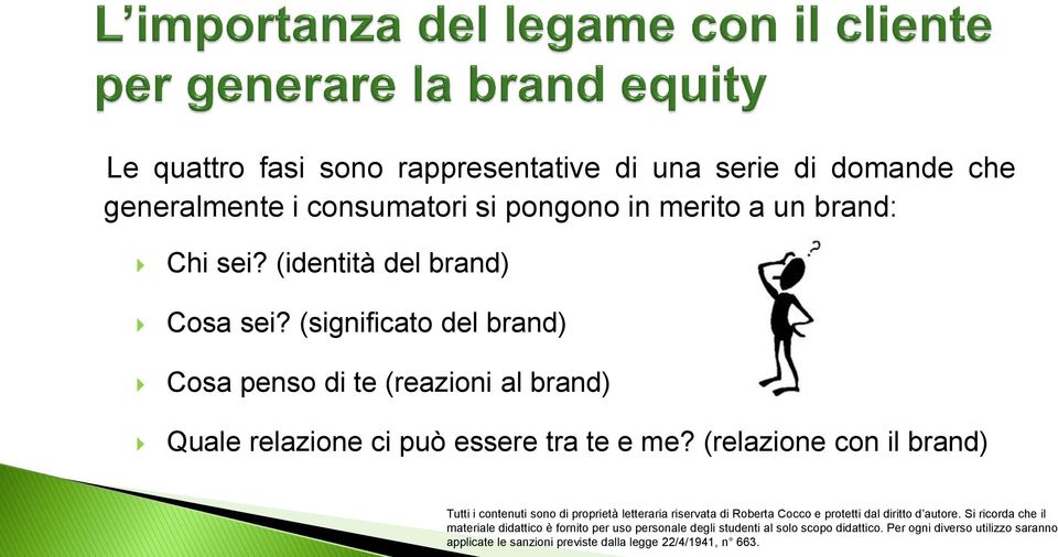 (identità del brand) Cosa sei?