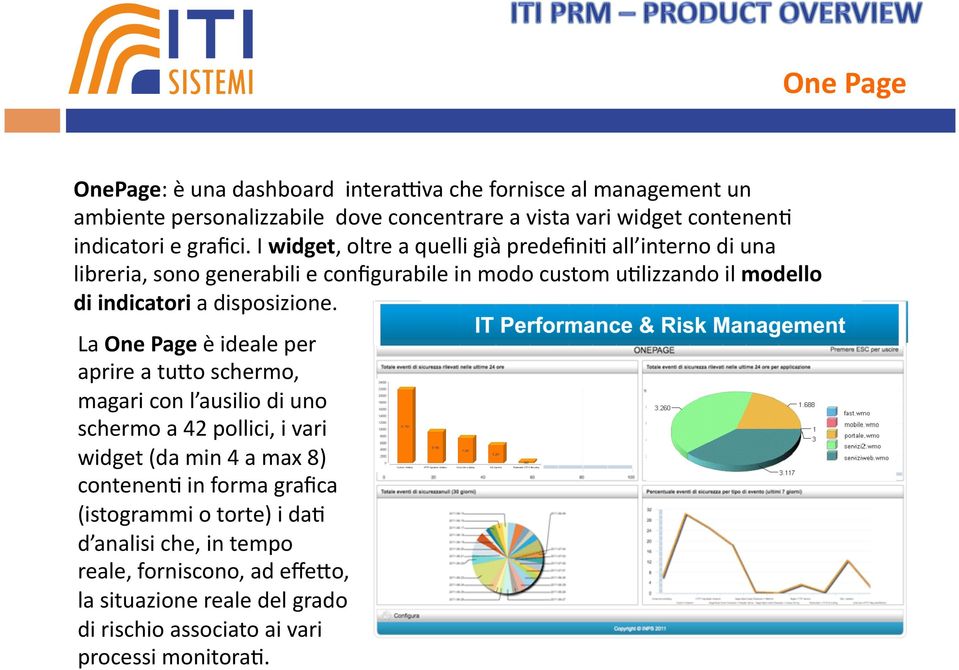 I widget, oltre a quelli già predefinic all interno di una libreria, sono generabili e configurabile in modo custom uclizzando il modello di indicatori a