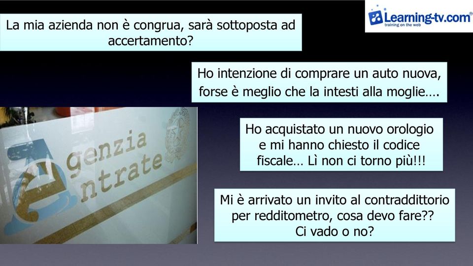 Ho acquistato un nuovo orologio e mi hanno chiesto il codice fiscale Lì non ci