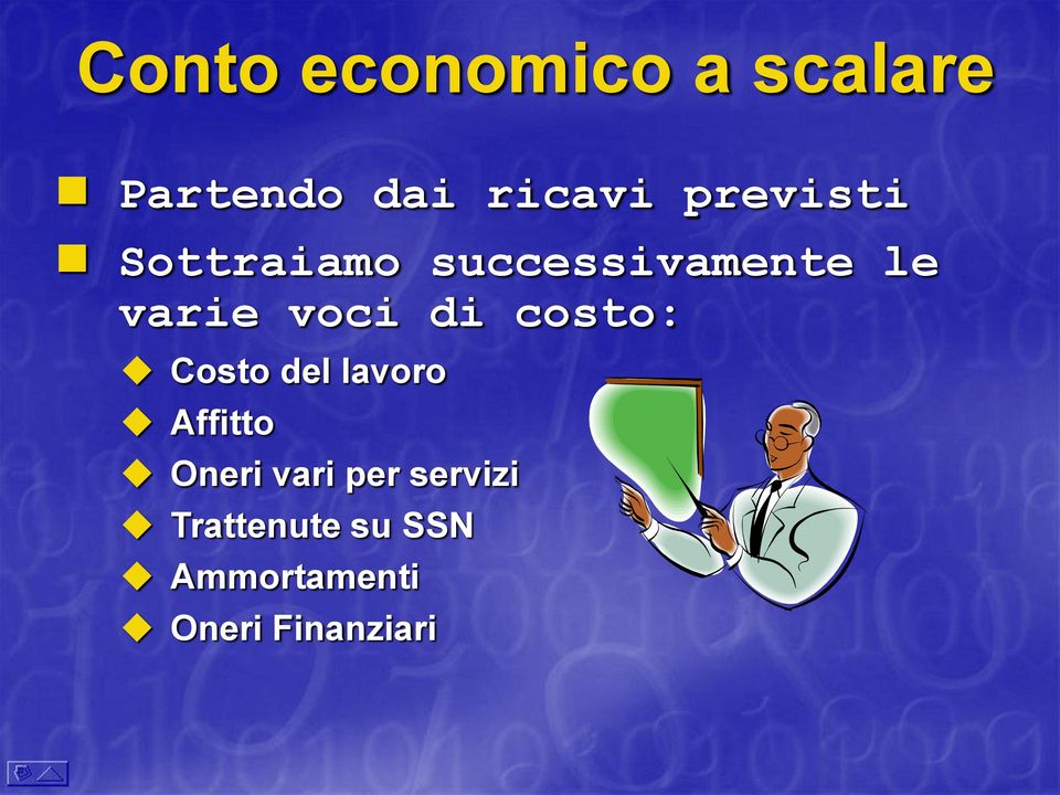 di costo: Costo del lavoro Affitto Oneri vari per