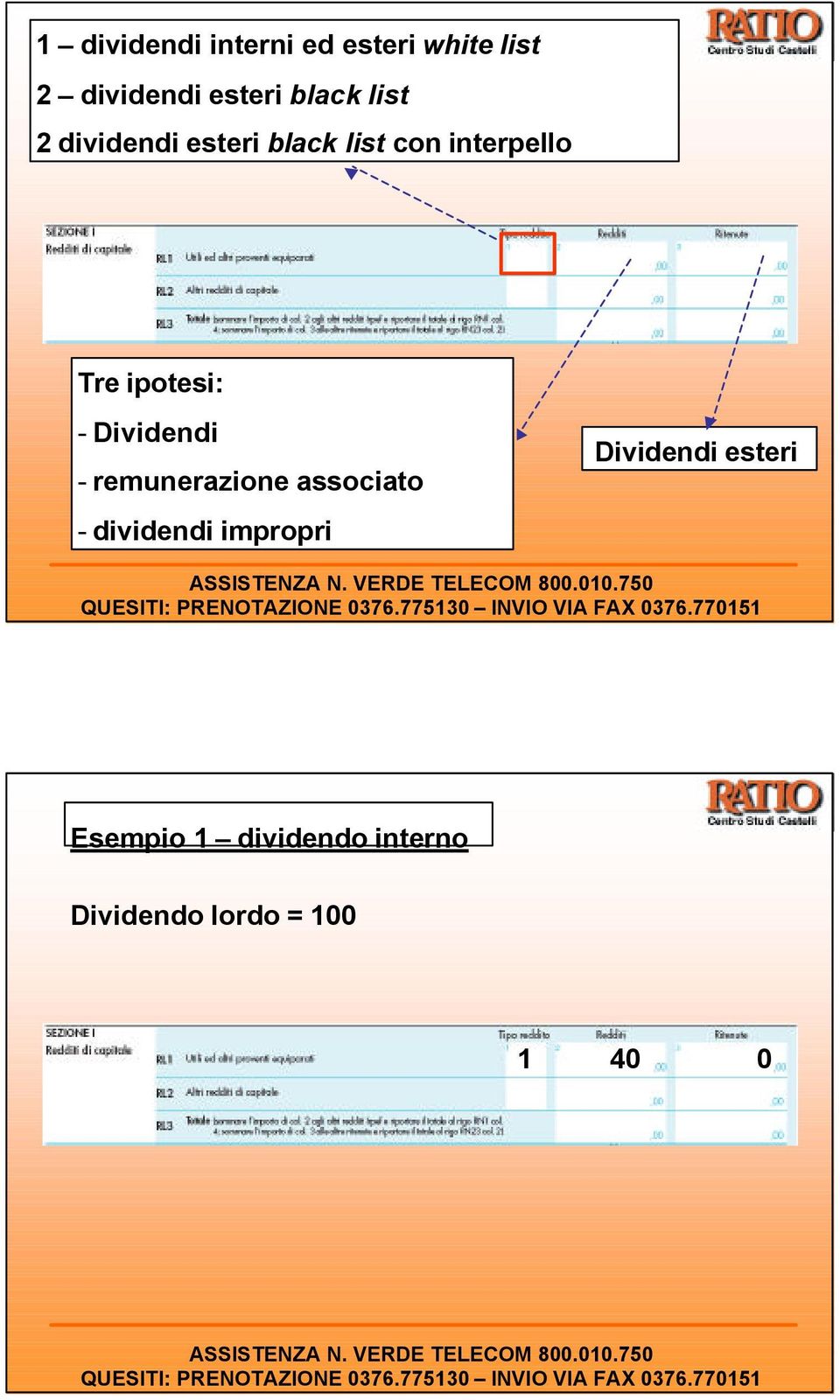 Dividendi - remunerazione associato - dividendi impropri