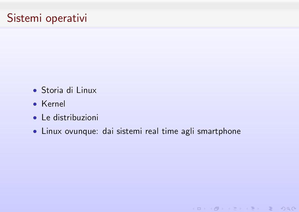 distribuzioni Linux