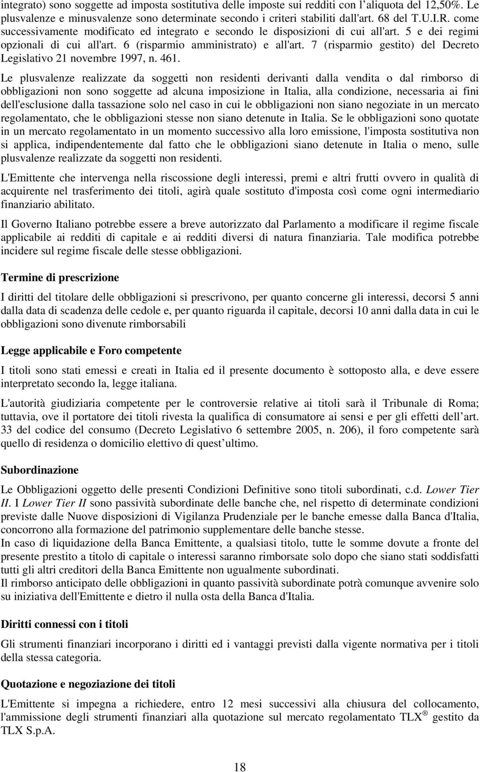 7 (risparmio gestito) del Decreto Legislativo 21 novembre 1997, n. 461.