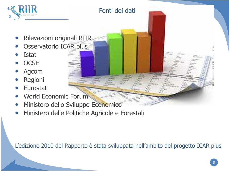 Sviluppo Economico Ministero delle Politiche Agricole e Forestali L