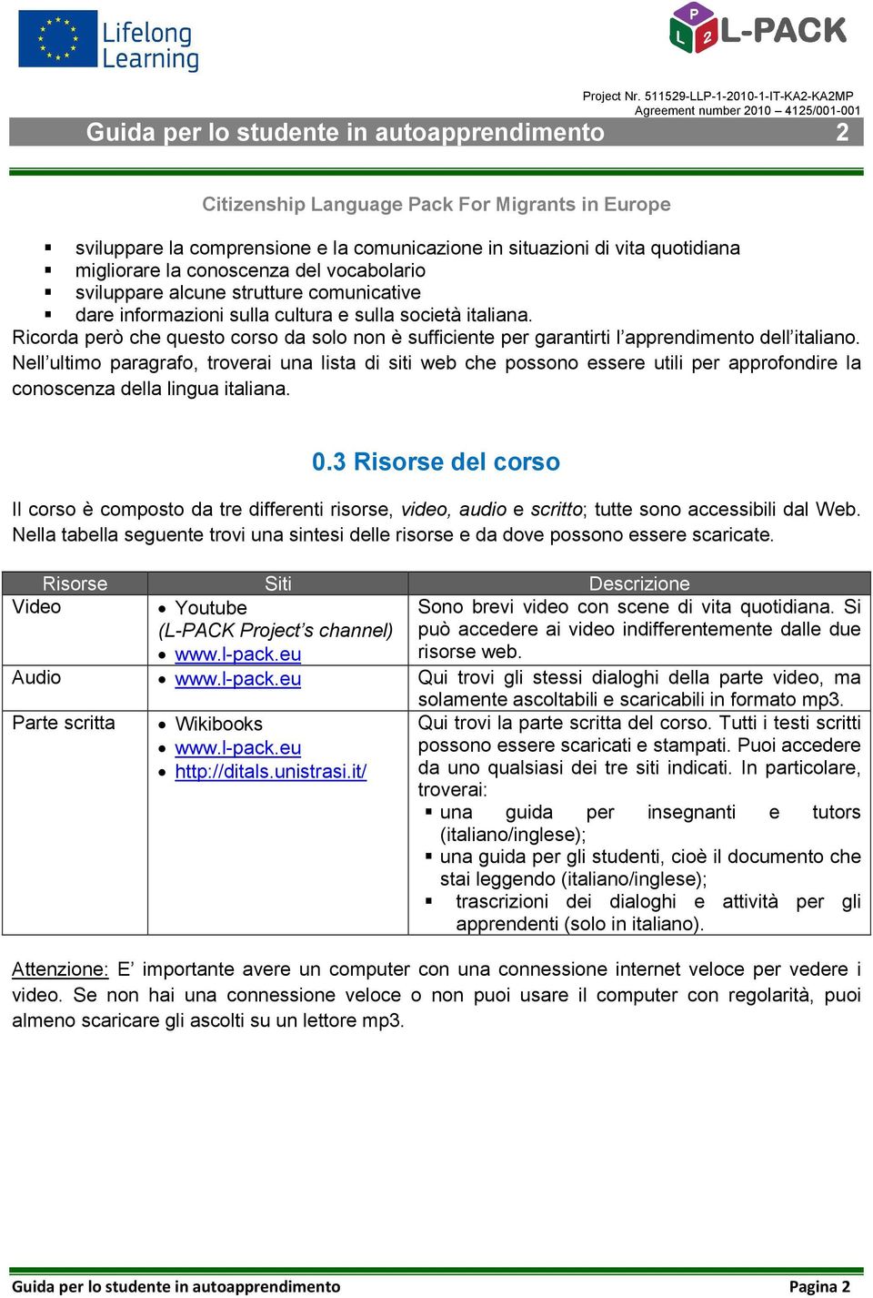 Nell ultimo paragrafo, troverai una lista di siti web che possono essere utili per approfondire la conoscenza della lingua italiana. 0.