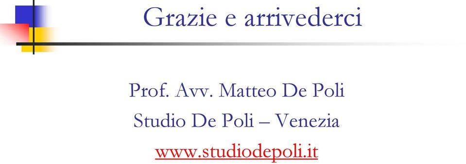 Matteo De Poli Studio