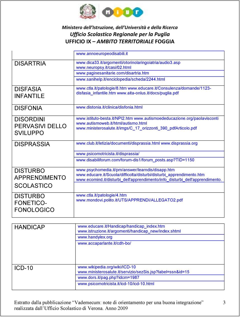 it/docs/puglia.pdf www.distonia.it/clinica/disfonia.html www.istituto-besta.it/npi2.htm www.autismoededucazione.org/paolavisconti www.autismoweb.it/html/autismo.html www.ministerosalute.