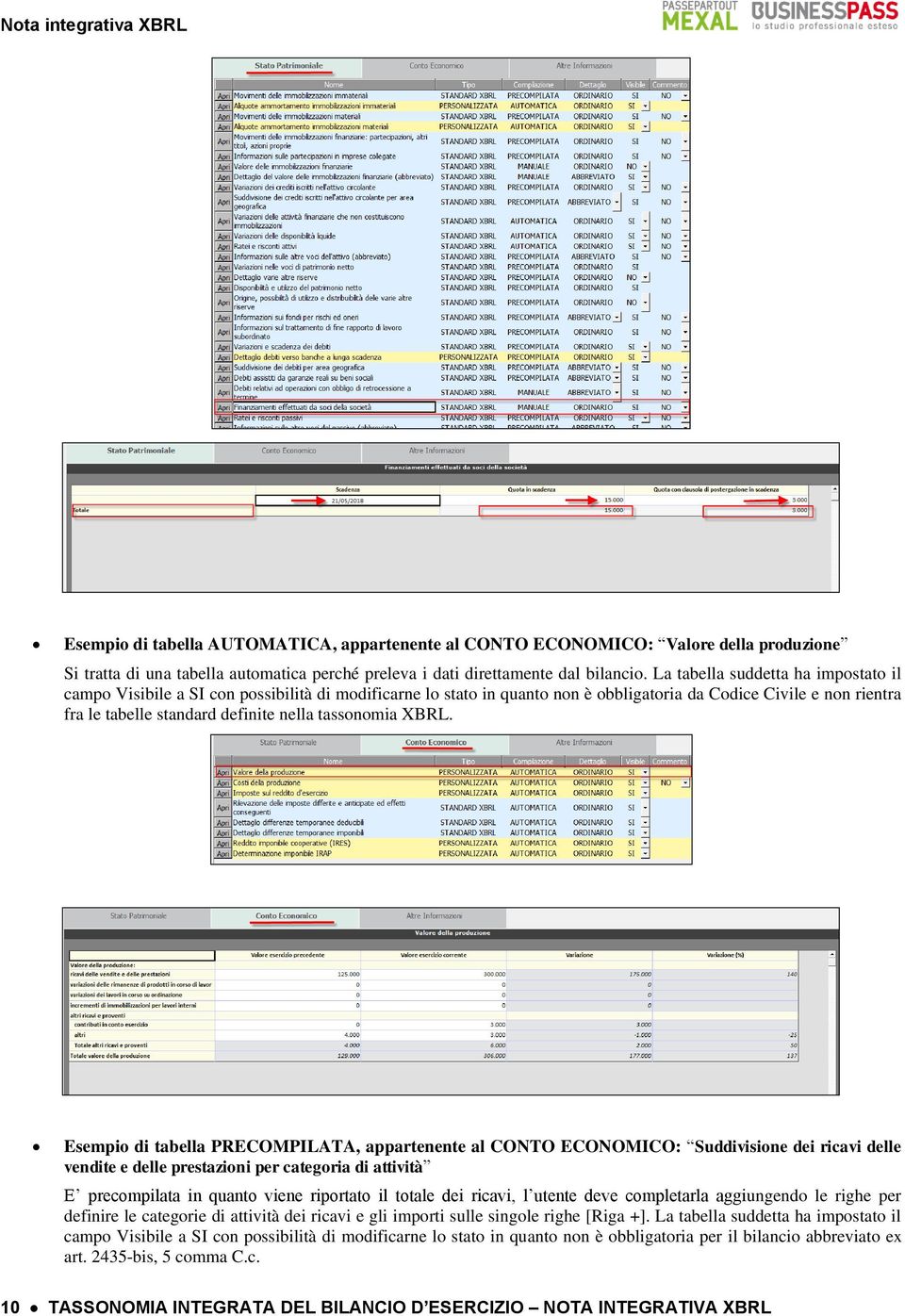 tassonomia XBRL.