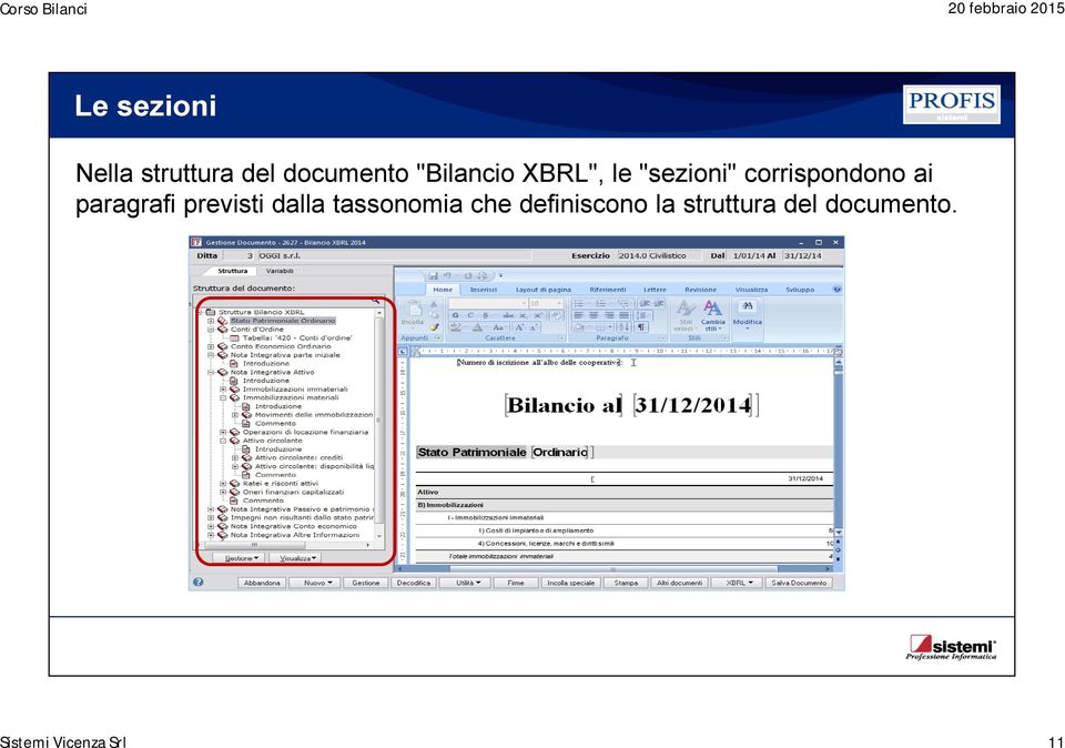 paragrafi previsti dalla tassonomia che