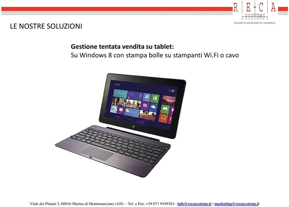 tablet: Su Windows 8 con