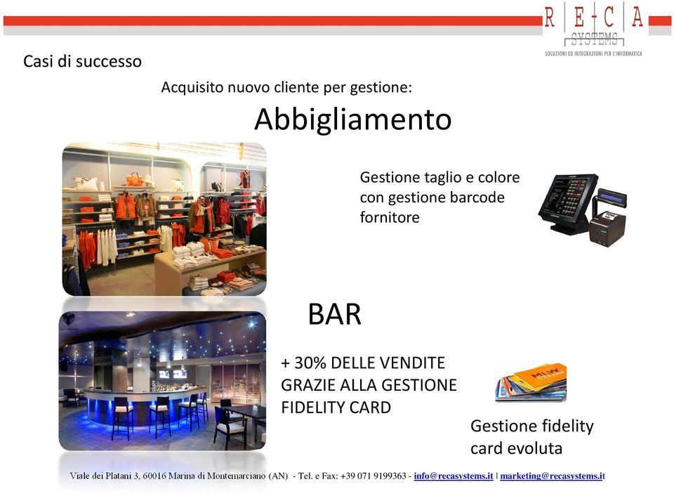 gestione barcode fornitore BAR + 30% DELLE VENDITE