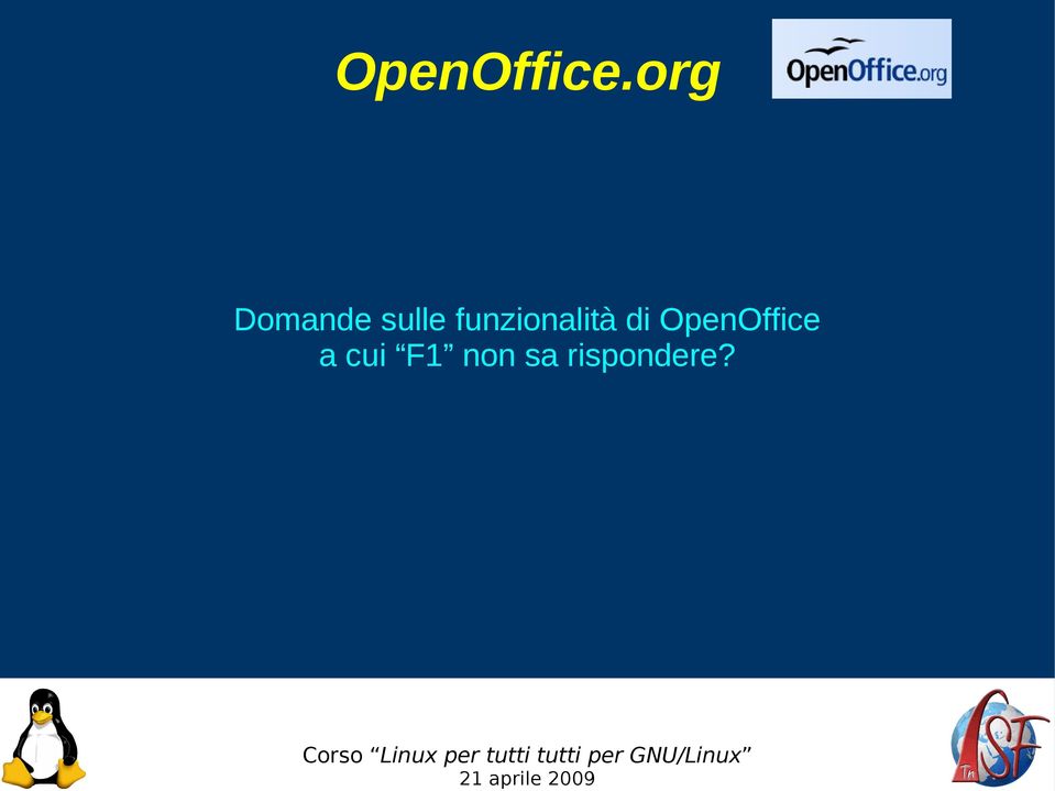 OpenOffice a cui