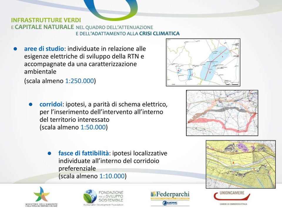 000) corridoi: ipotesi, a parità di schema elettrico, per l inserimento dell intervento all interno del