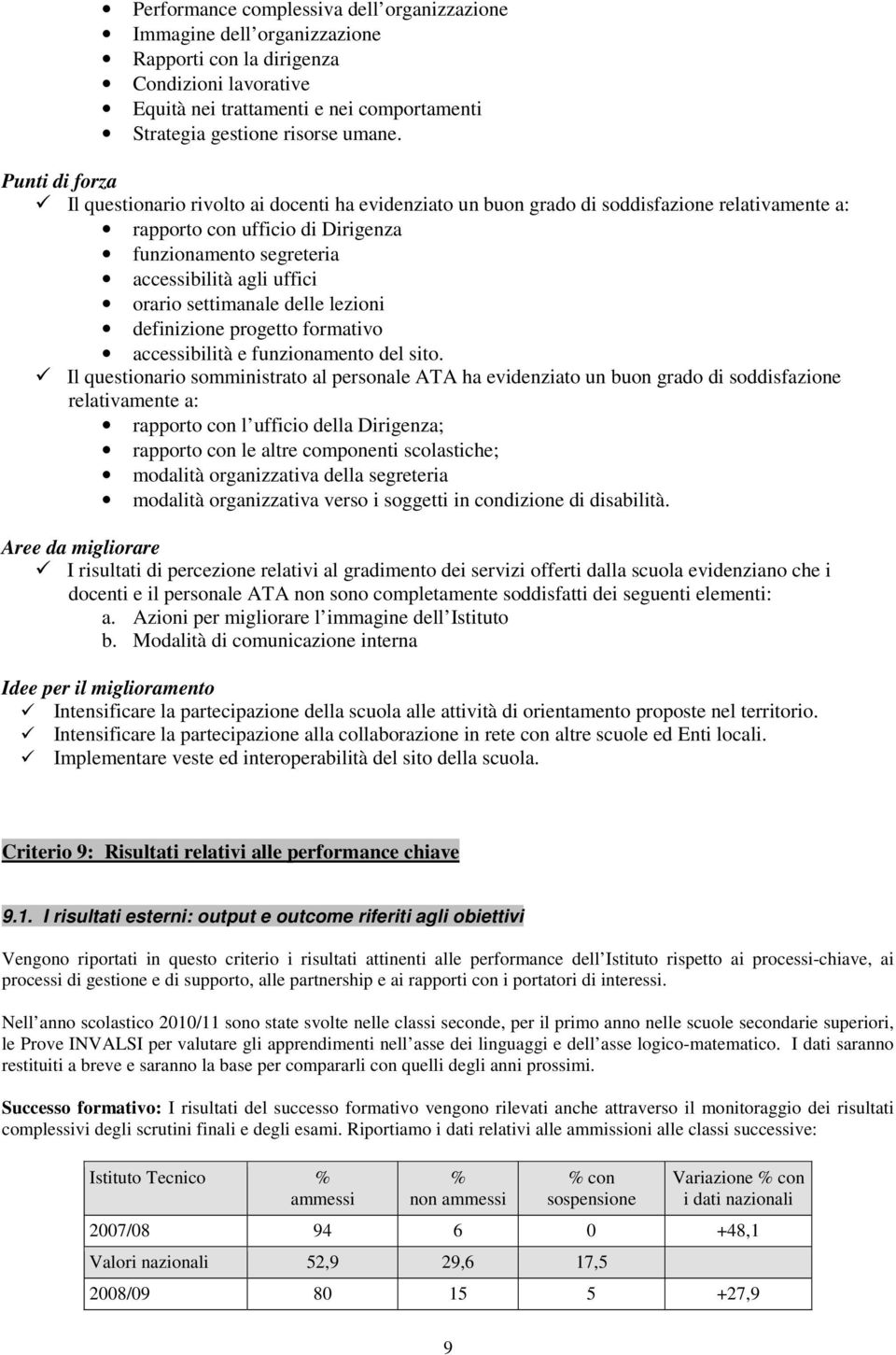 orario settimanale delle lezioni definizione progetto formativo accessibilità e funzionamento del sito.